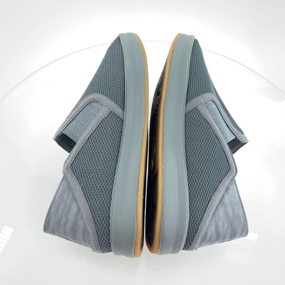 OluKai Women Ki'ihele Loafer Size 8 Gray Mesh SlipOn Flat Shoe Convertible Slide - Picture 7 of 14